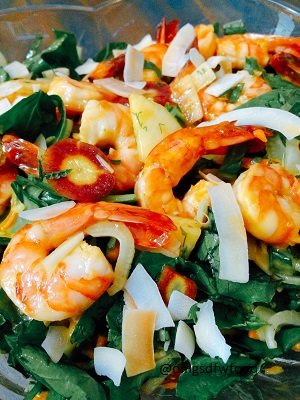 OMGs DFW Food - Tropical Shrimp Salad