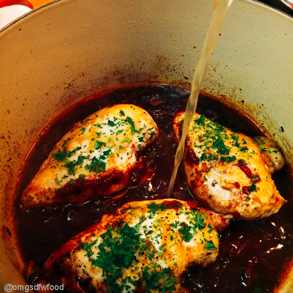 Red, Red Wine Chicken OMG's DFW Food