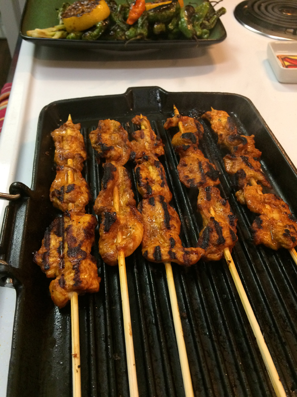 OMGs DFW Food - Grilled Skewers and Peppers 3