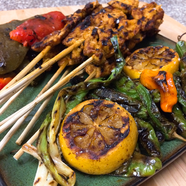 OMGs DFW Food - Grilled Skewers and Peppers 5